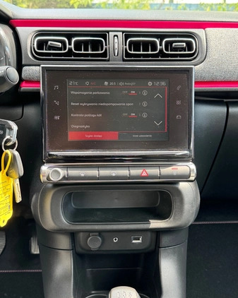 Citroen C3 cena 39900 przebieg: 148000, rok produkcji 2018 z Kolbuszowa małe 232